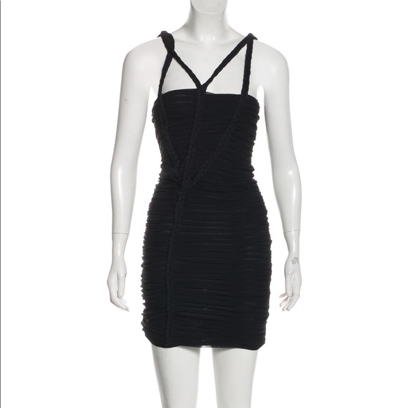 ISO!!!Isabel Marant Black ruched mini dress